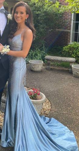 Sherri Hill Blue Gown