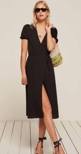 Reformation Black Wrap Dress Size XS - $132 - From Rachel