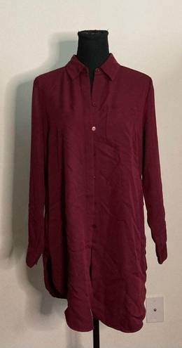 Chico's Chico’s- Burgundy woman’s button down size 1
