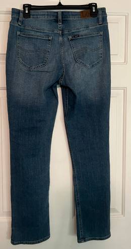 Lee Straight Leg Mid Rise Jeans