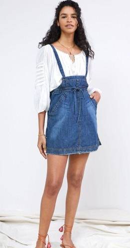 Pilcro denim overall skirt by Anthropologie