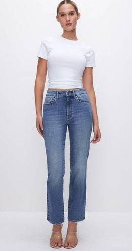 Good American NWT  Good Legs Straight Jeans Blue Indigo478 Color High Rise Size 6