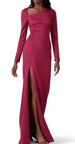 Black Halo  Akasha Gown in Dark Fucasia color sz 10