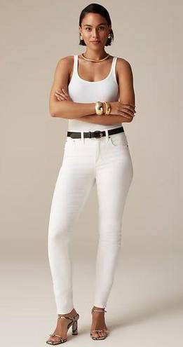 J.Crew  Petite 9" toothpick jean in white wash Size 27P NWT