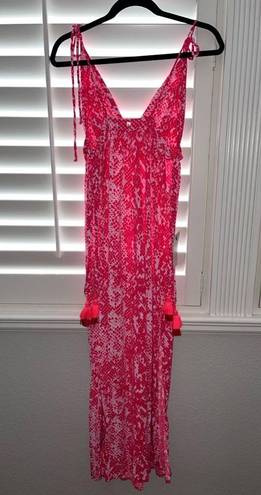 Maaji  Coral Beach Maxi Dress Coverup Size Small