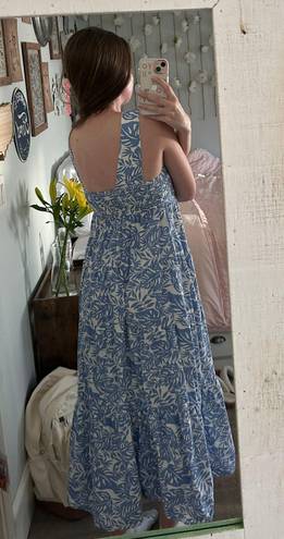 Jessica Simpson Women’s Maxi Blue Floral Dress 