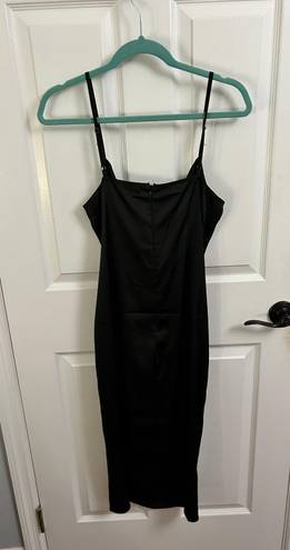 Silk Maxi Dress Black Size L