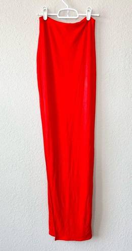 Naked Wardrobe NWOT  High Life Maxi Skirt in Poppy