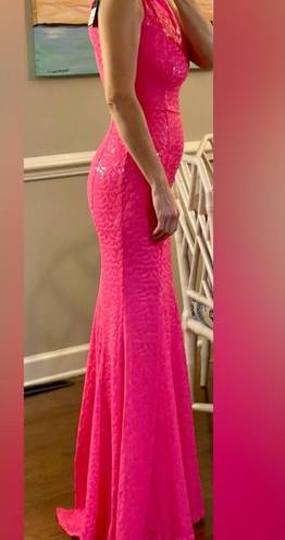 St. John NWT, 's Evening Gown, hott pink, size 0