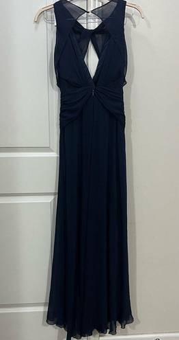 Badgley Mischka  Navy Blue Petunia Gown Size 4 US $795