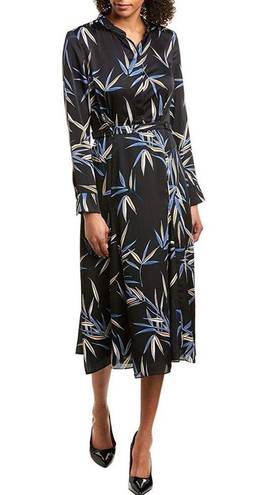 Equipment  Printed Long Sleeve Dress, Size 4, Retail $495