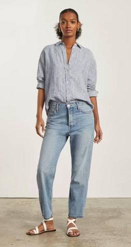 Everlane  The Summer Slouch Straight Leg Button Fly Relaxed Fit Denim Jeans