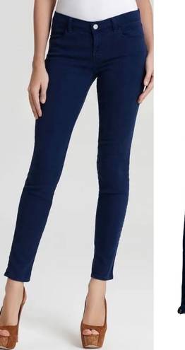 J Brand Ankle Zip Skinny Jeans in Nightfall Navy Blue 26