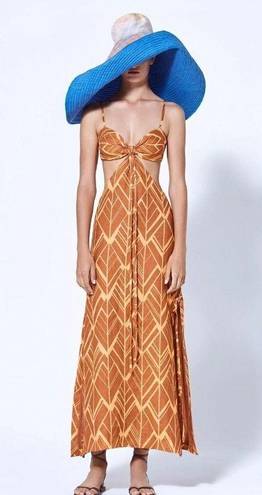 Alexis  Daya Maxi Dress in Voyager Palm Medium New long Maxi