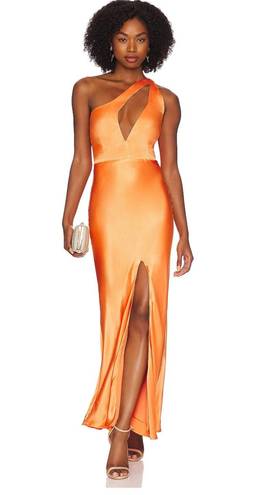 Bardot Ambroise One Shoulder Dress in Orange