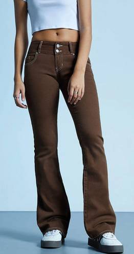 PacSun Brown Low rise Bootcut Jeans 