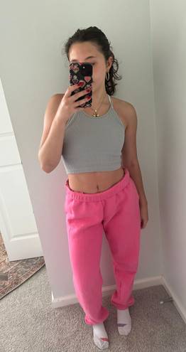 Aritzia Hot pink  mega fleece sweatpants