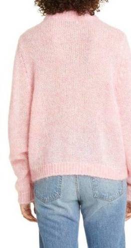 Roseanna  Womens' Pink Mohair CrewNeck Pullover Sweater Size 42 Large NEW