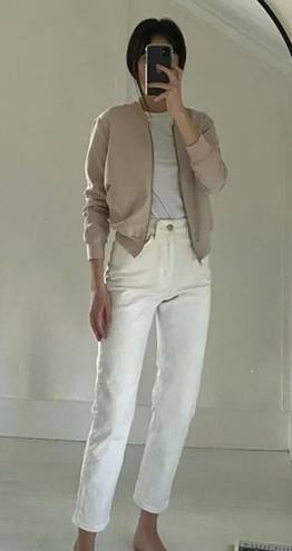 American Apparel Lightweight Bomber Jacket Blush Nude Size S