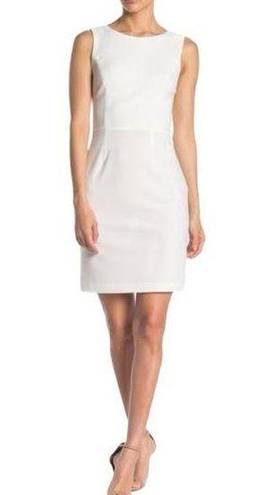 Betsey Johnson  Ivory Cutout Back Scuba Crepe Dress