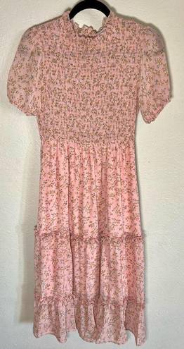 Petal and Pup  Vedas Midi Dress Pink Size 6