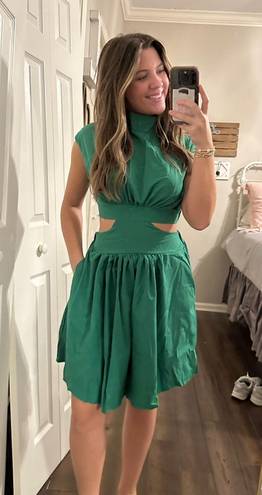 Mini Green Dress Size M