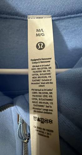 Lululemon Scuba Funnel Neck Half Zip