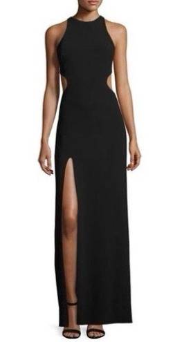 Halston Heritage  Cut Out Maxi Formal Dress