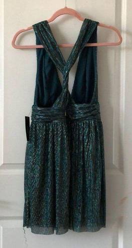 Lulus Blue Green Sparkly Dress