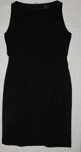 Hommage Rena Lange 8  TO AUDREY Dress Black LBD Homage Wool Hepburn Sheath