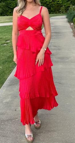 Abercrombie & Fitch Giselle Pleated Maxi Dress