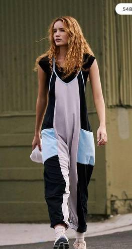 Free People Movement FP Movement Hot Shot Onesie Colorblock in Raindrop Combo SM