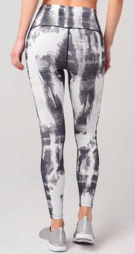 Luna VARLEY Black Gray Watercolor Print  Legging M