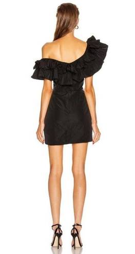 Alexis  Benicia Sheath in Black XLarge Womens Ruffle Cocktail Mini