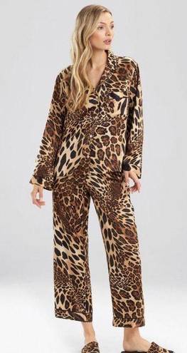 Natori NWT  LUXE LEOPARD PJ Set SIZE XS