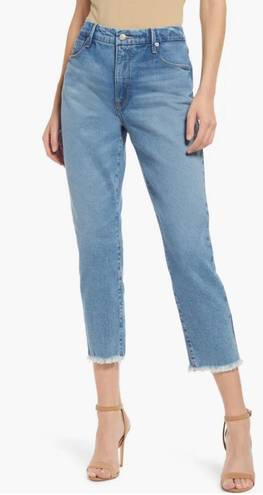 Good American Good Girlfriend Frayed Jeans