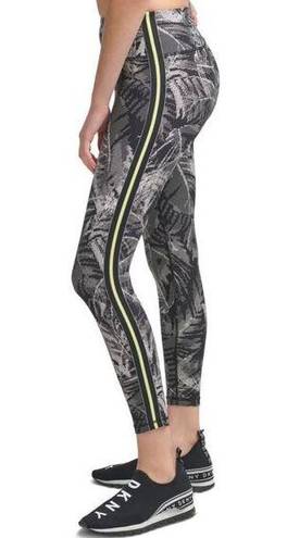 DKNY  Womens Sport Pixel Palm High Waist 7/8 Leggings Small