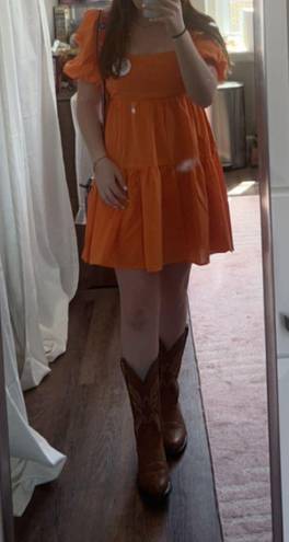 Orange Game Day Dress