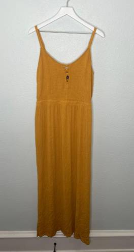 City Chic Riviera Golden Yellow Sleeveless Maxi Dress