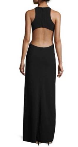 Halston Heritage  Cut Out Maxi Formal Dress