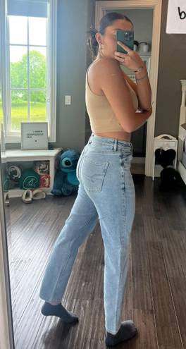 American Eagle Mom Straight Jeans