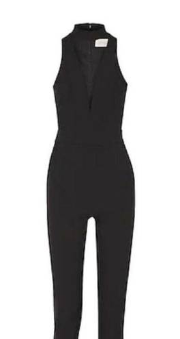 Michelle Mason NWT  Choker Plunge Jumpsuit size 4 ❤️