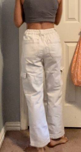 PacSun White Cargo Pants Size XS