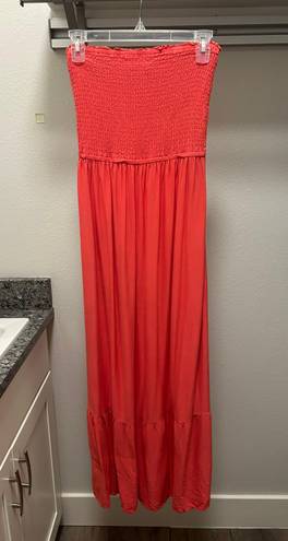 Strapless Dress Pink Size M