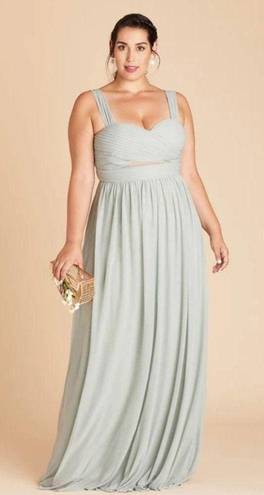 Birdy Grey Elyse Bridesmaid Dress Sage Green Mesh Size 1X