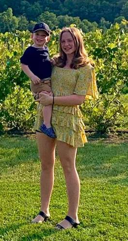 Chelsea & Violet yellow sundress 