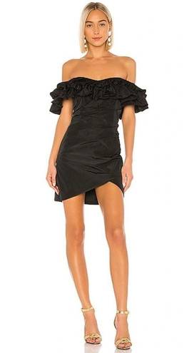 Alexis  Benicia Sheath in Black XLarge Womens Ruffle Cocktail Mini