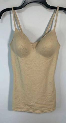 Maidenform  Women's Wireless with Foam Cups Camisole Beige Brown Size Medium