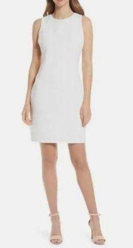 Sam Edelman  Sheath Dress Women's 12 White Sleeveless Tie Back Mini NWOT