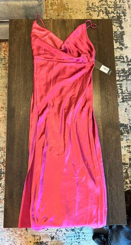 Princess Polly Walk The Line Maxi Dress Magenta